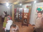 Painel exposição sobre o legado de Eva Iltez