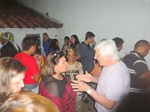 Rosângela Camolese conversa com o professor Newman Simões
