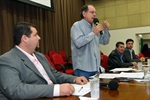 Longato explicando as ações do Fórum