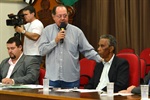 Longato explicando as ações do Fórum