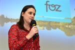 Talita Requena, assessoria de comunicação da empresa Foz do Brasil