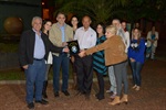 Gabriel Ferrato, Luiz Arruda e familiares da homenageada com a lei que deu o nome à praça