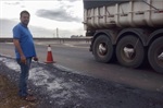Parlamentar foi ao local para vistoriar os resultados