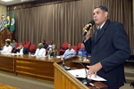 Paulo Campos contando a história do bairro