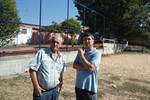 Augusto Pino, presidente do centro comunitário, acompanhou vereador