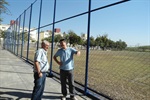 Augusto Pino, presidente do centro comunitário, acompanhou vereador