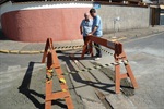 Augusto Pino, presidente do centro comunitário, acompanhou vereador