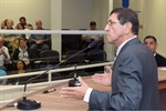 Mugão usou a tribuna, como nos tempos em que foi vereador, para agradecer a moção recebida