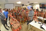 Grupo lotou o Plenário Francisco Antonio Coelho na noite desta segunda-feira