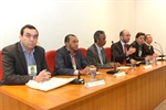 Autoridades que compõem o Aglomerado Urbano de Piracicaba se reuniram, na manhã de hoje, em Iracemápolis