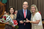 Solenidade de entrega de Medalha de Mérito Legislativo ao empresário Angelo Frias Neto
