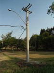 CPFL  troca poste no Potiguar