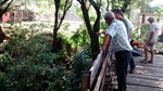 Kawai vistoria obras de canalização de esgoto no bairo Glebas Califórnia
