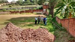 Kawai vistoria obras de canalização de esgoto no bairo Glebas Califórnia