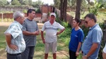 Kawai vistoria obras de canalização de esgoto no bairo Glebas Califórnia