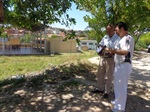 Luiz Arruda e Pedro Mello no Jardim das Flores