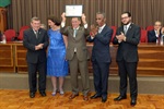 Entrega de título de Cidadão Piracicabano - Luiz Andreello Filho