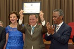 Entrega de título de Cidadão Piracicabano - Luiz Andreello Filho