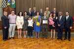 Entrega de título de Cidadão Piracicabano - Luiz Andreello Filho