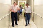 João Manoel em visita Lar dos Velhinhos