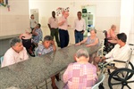 João Manoel em visita Lar dos Velhinhos