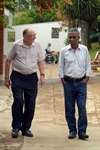 João Manoel em visita Lar dos Velhinhos