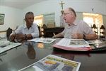 João Manoel em visita Lar dos Velhinhos
