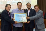 Vereador Paiva, Antonio Sergio Carvalho, Felipe Bicudo e João Carlos