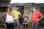 O vereador conversou com Odália e Joelma