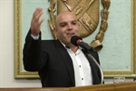 Egídio Mauro Neto, falando em nome do pai o ex-vereador Egídio Mauro Filho