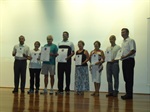 Entrega moção aos organizadores da 10ª Olimpíada da 3ª Idade
