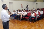João Manoel explicando a campanha