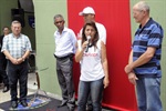 Hivani Huelda falando da morte de sua filha Letícia, vítima da AIDs