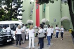 Segunda parte da solenidade ocorreu em frente à Câmara