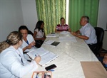 Reunião aconteceu nesta segunda-feira no Departamento de Atenção Básica do Jardim Europa