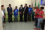 Voluntárias da Pastoral da Criança acompanharam o ato de entrega da moção