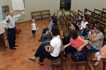 Vereador Paulo Camolesi conversando com o público
