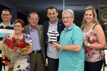 Entrega de título de  Piracicabanus Praeclarus a Euvaldo Zocca