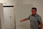 Vereador acompanhou andamento das obras nesta quinta-feira