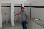 Vereador acompanhou andamento das obras nesta quinta-feira