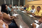 Parlamentar participou de reunião com associação de pais de atletas da natação
