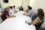 Erler, Gilmar Rotta, Pedro Kawai, Moschini e diretores da Câmara acompanharam a apresentação