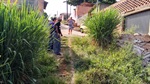 Madalena foi ao Algodoal nesta terça-feira conferir os problemas de uma área de lazer