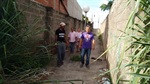 Madalena foi ao Algodoal nesta terça-feira conferir os problemas de uma área de lazer