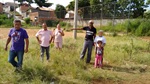 Madalena foi ao Algodoal nesta terça-feira conferir os problemas de uma área de lazer