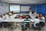 Diretoria da LPF apresentou projetos na sede do SindBan à imprensa