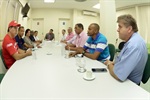 Encontro ocorreu na sala da presidência