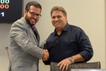 José Luiz foi saudado pelo presidente da Câmara, Matheus Erler