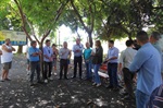 Representantes do Semae, Águas do Mirante e secretarias municipais participaram de reunião