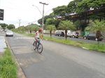 Pintura de faixa irá melhorar segurança no local